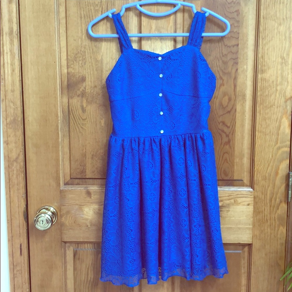 Royal blue Girls Dress